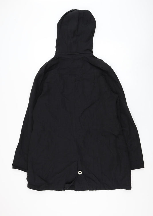 Per Una Womens White Parka Coat Size 14 Zip