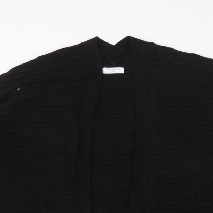 Womens UK Size M Papaya Black Cardigan Jumper