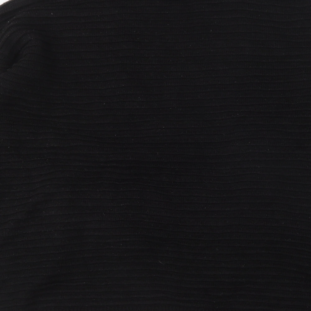Womens UK Size M Papaya Black Cardigan Jumper