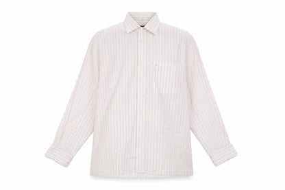 Mens UK Size 17 Eterna Pink  Button-Up Long Sleeve Casual Shirt