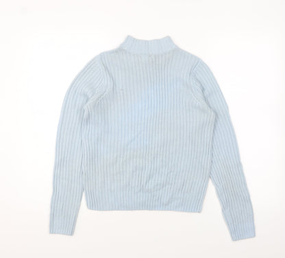 Womens UK Size XS H&M Blue Pullover Jumper