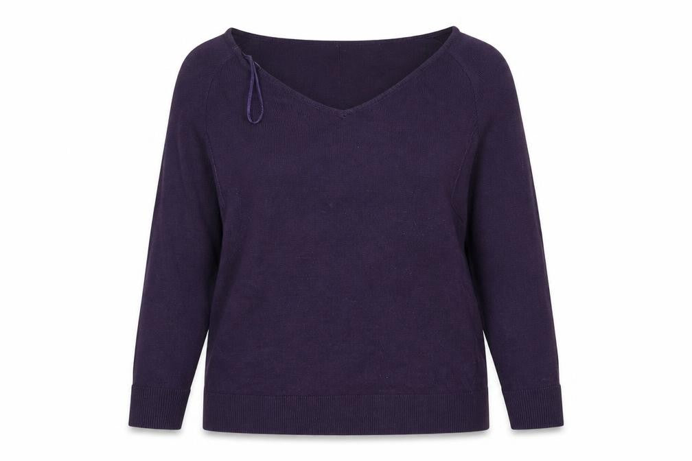 Womens UK Size 10 Marks and Spencer Purple Pullover Jumper