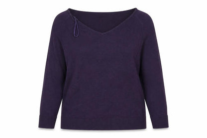 Womens UK Size 10 Marks and Spencer Purple Pullover Jumper