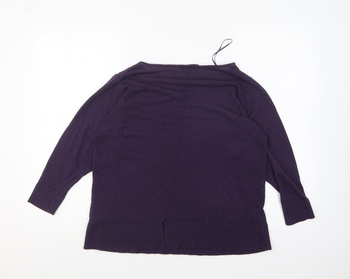 Womens UK Size 10 Marks and Spencer Purple Pullover Jumper