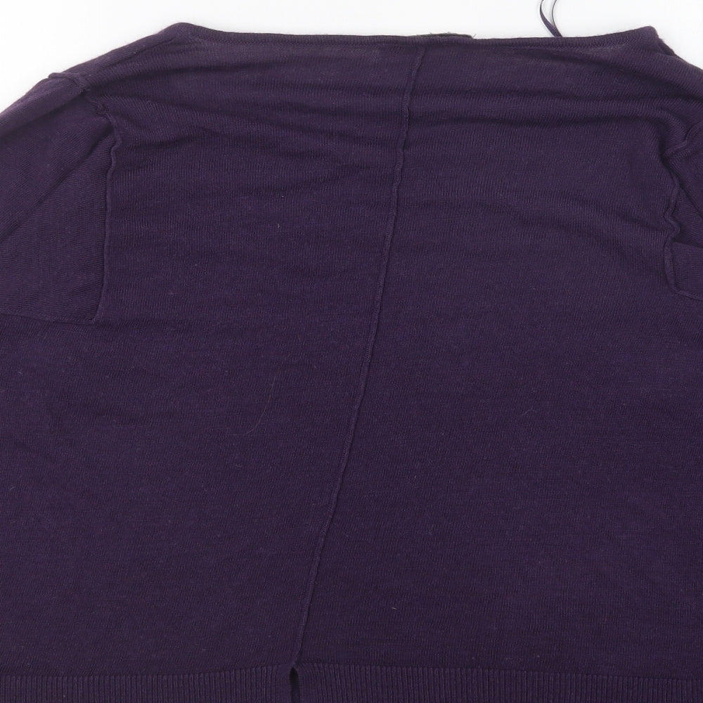 Womens UK Size 10 Marks and Spencer Purple Pullover Jumper