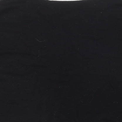 Primark Womens Black V-Neck Polyester Pullover Jumper Size L