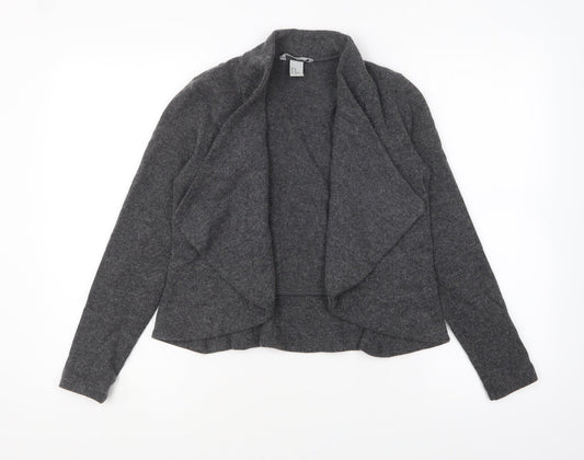 Womens UK Size XS H&M Grey Cardigan Jumper