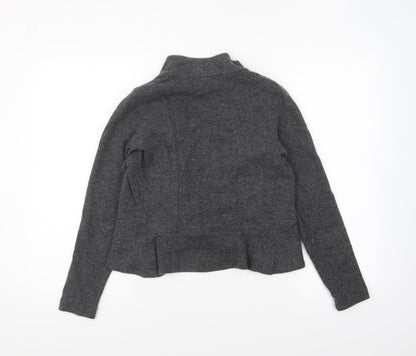Womens UK Size XS H&M Grey Cardigan Jumper