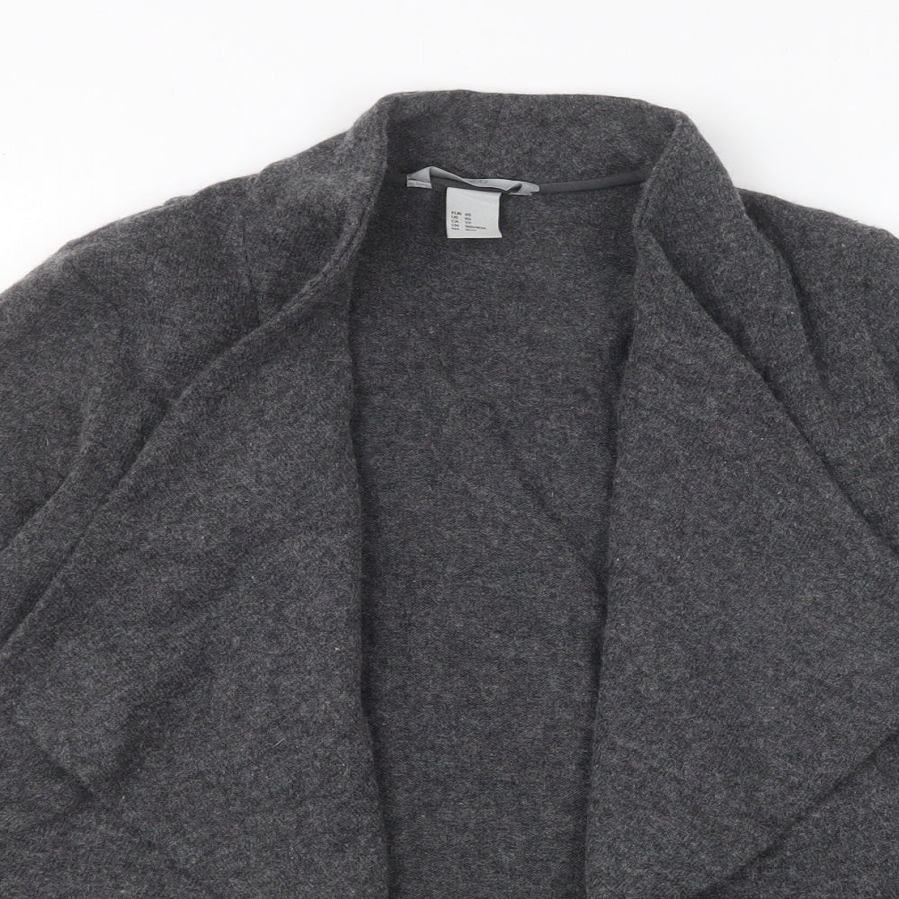Womens UK Size XS H&M Grey Cardigan Jumper