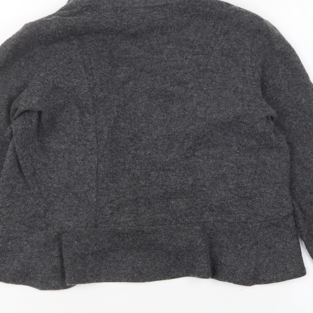 Womens UK Size XS H&M Grey Cardigan Jumper