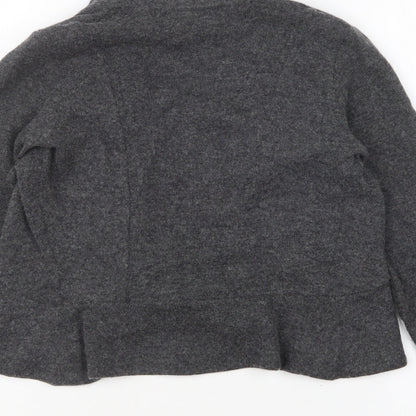 Womens UK Size XS H&M Grey Cardigan Jumper