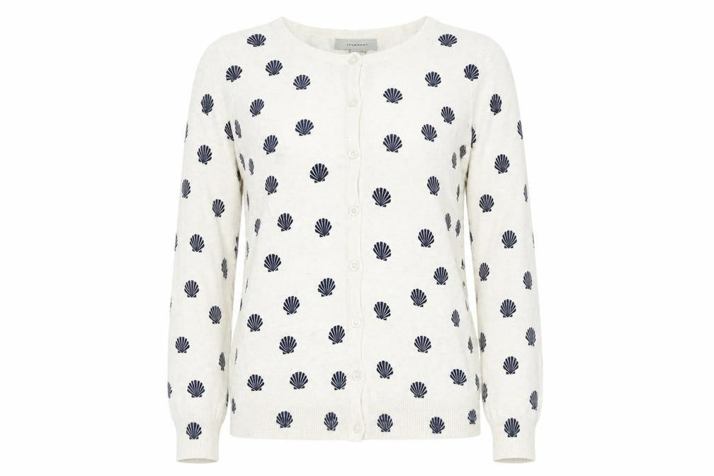Womens UK Size 10 Atmosphere White Cardigan Jumper