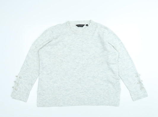 Womens UK Size 16 Dorothy Perkins Grey Pullover Jumper