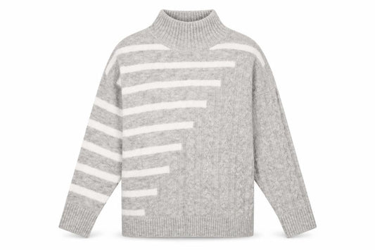 Womens UK Size S M&Co Grey Pullover Jumper