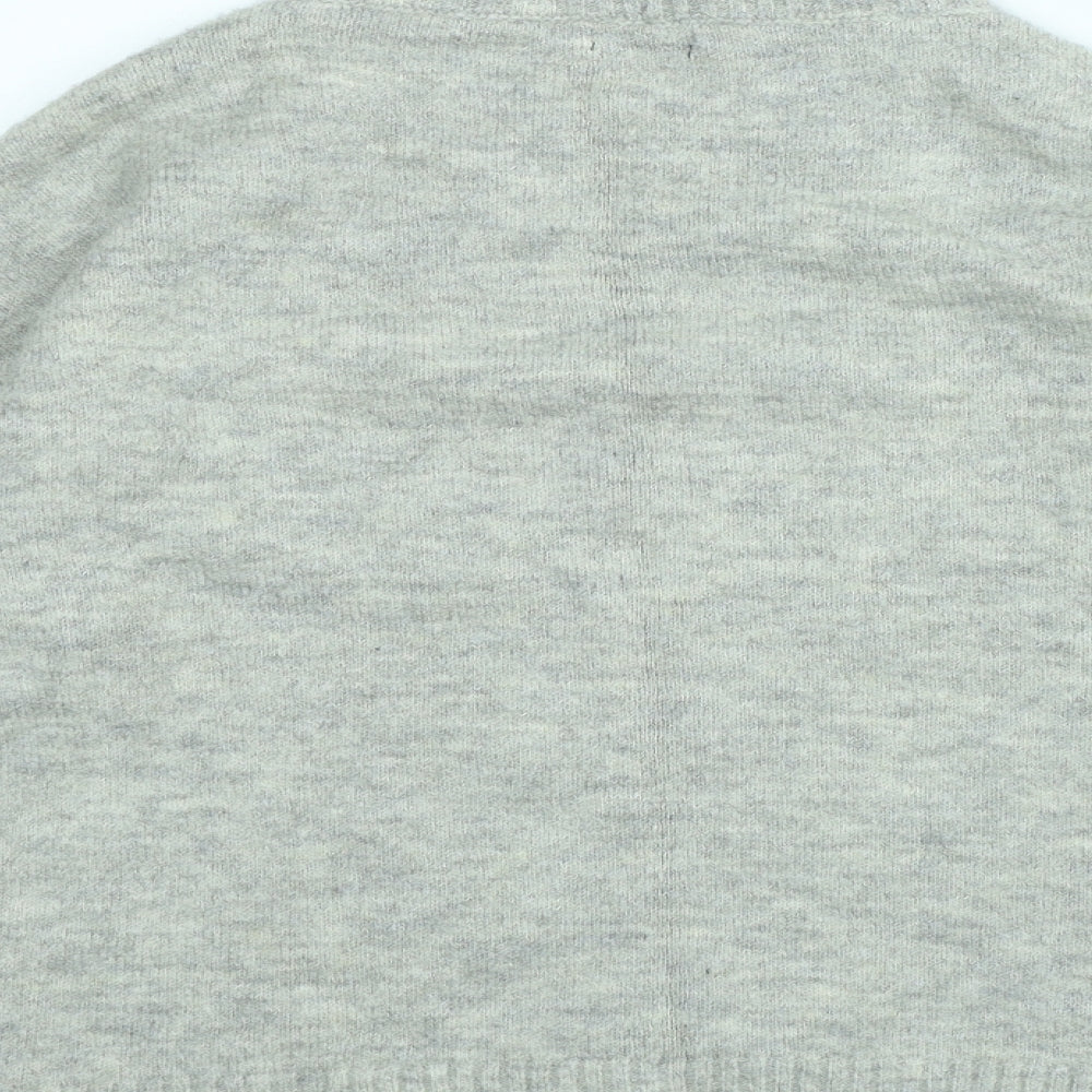 Womens UK Size S M&Co Grey Pullover Jumper