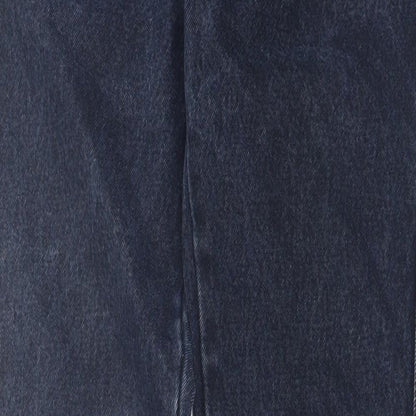 mope Mens Blue Cotton Straight Jeans Size 28 in L32 in Regular Button