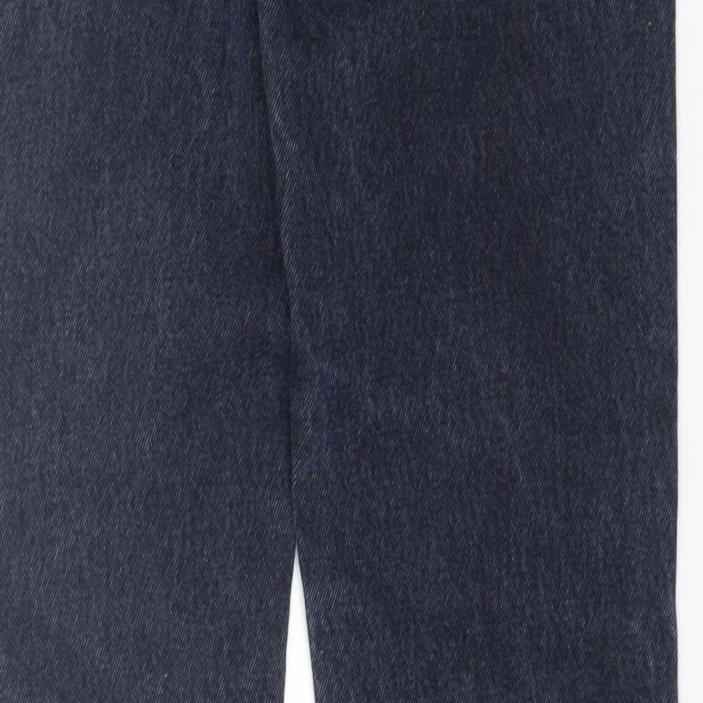 mope Mens Blue Cotton Straight Jeans Size 28 in L32 in Regular Button