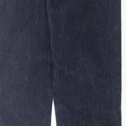 mope Mens Blue Cotton Straight Jeans Size 28 in L32 in Regular Button
