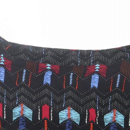 Womens UK Size 10 New Look Black Basic T-Shirt