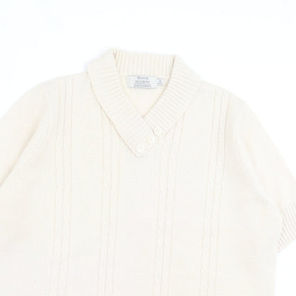 Womens UK Size M EWM Ivory Pullover Jumper