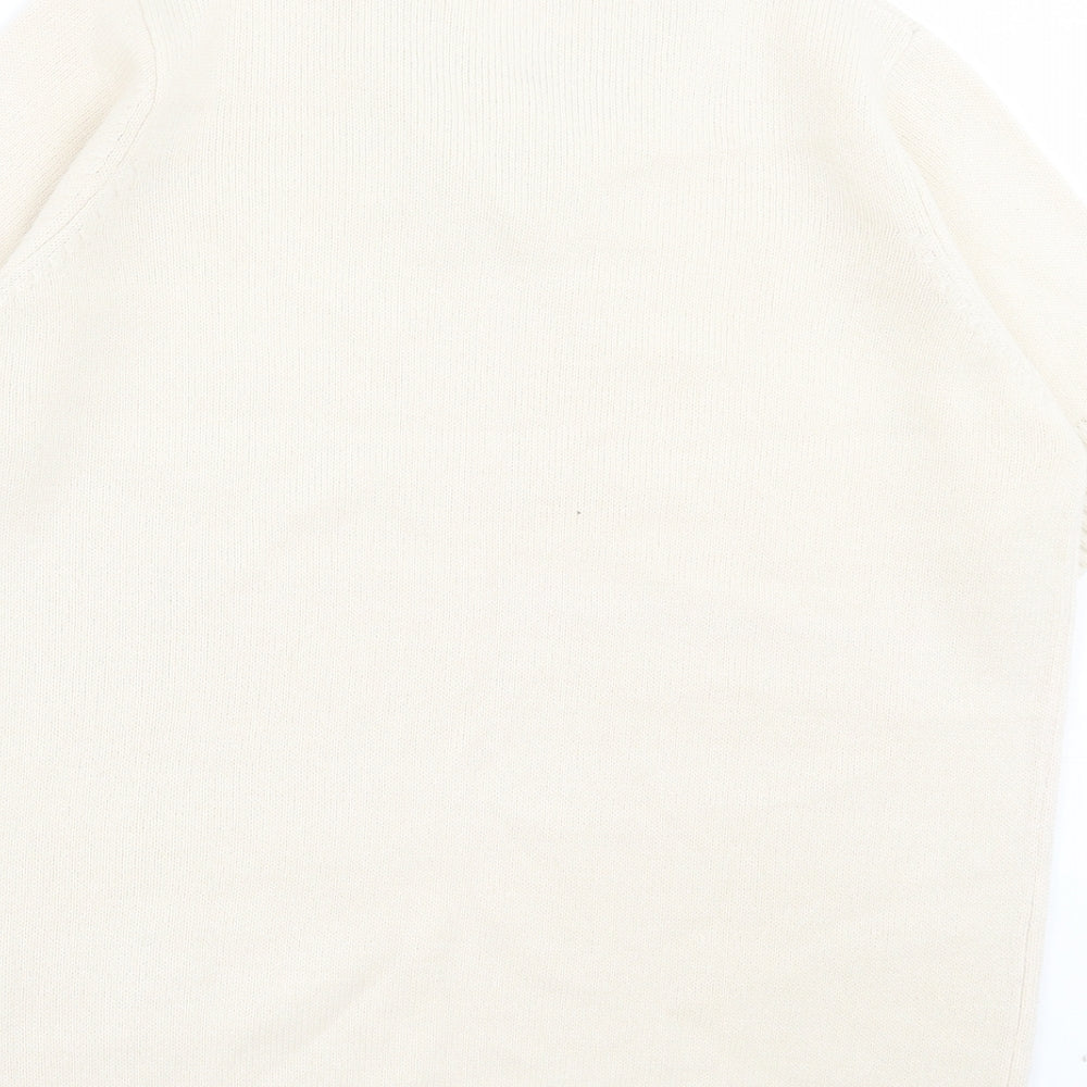 Womens UK Size M EWM Ivory Pullover Jumper
