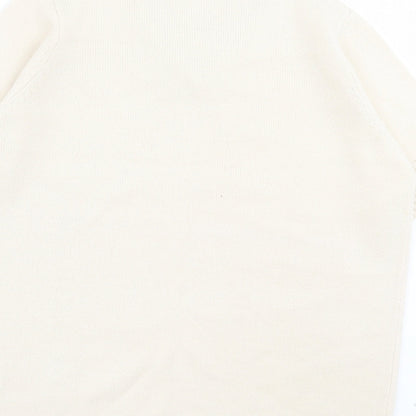 Womens UK Size M EWM Ivory Pullover Jumper