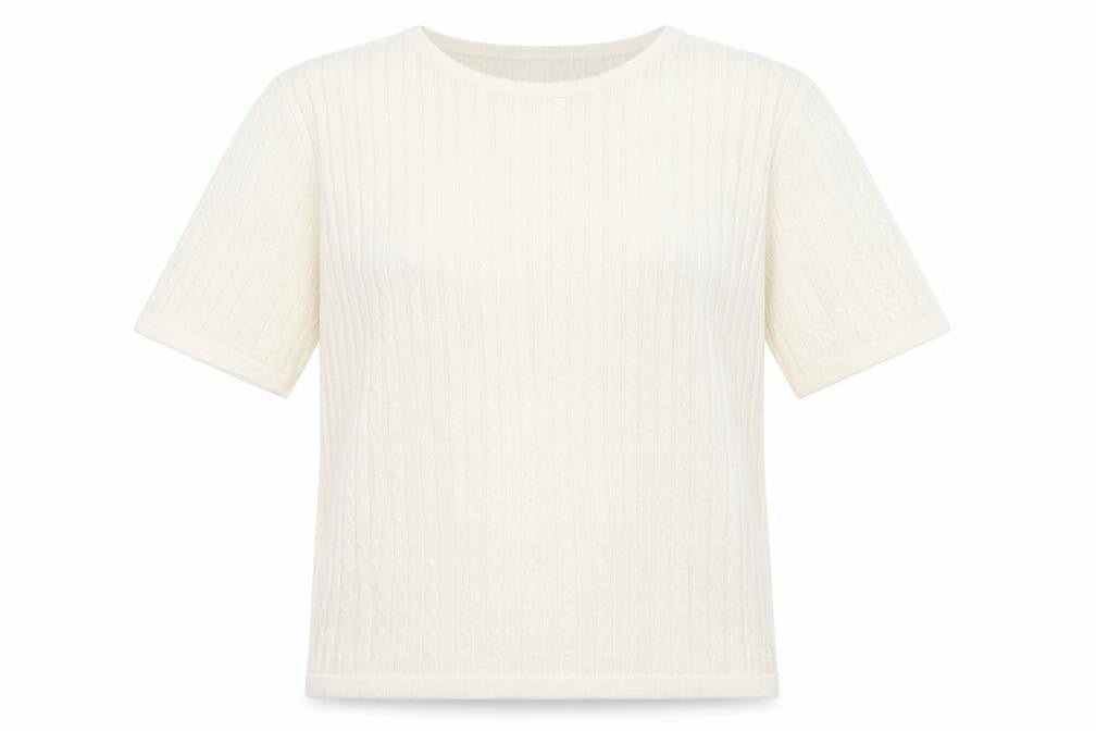 Womens UK Size M CANDA White Pullover Jumper
