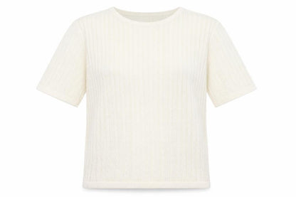 Womens UK Size M CANDA White Pullover Jumper