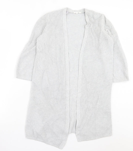 Gap Womens Grey V-Neck Cotton Cardigan Jumper Size S