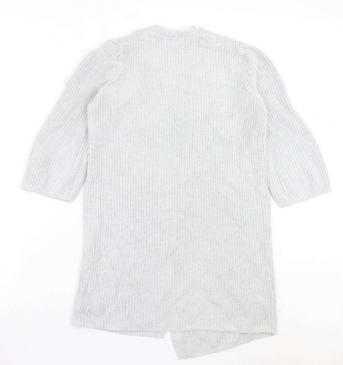 Gap Womens Grey V-Neck Cotton Cardigan Jumper Size S