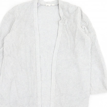 Gap Womens Grey V-Neck Cotton Cardigan Jumper Size S