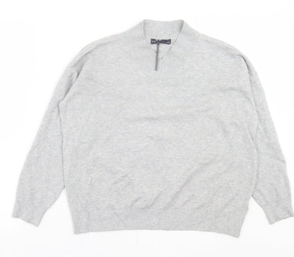 Womens UK Size M Marks and Spencer Grey Pullover Jumper