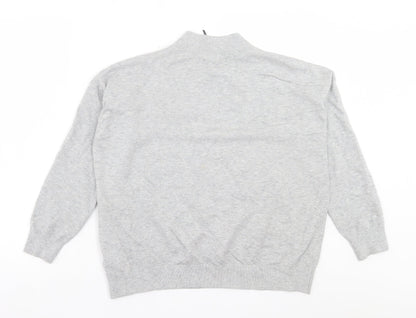 Womens UK Size M Marks and Spencer Grey Pullover Jumper
