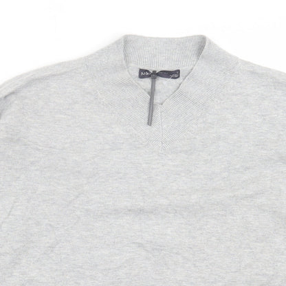 Womens UK Size M Marks and Spencer Grey Pullover Jumper