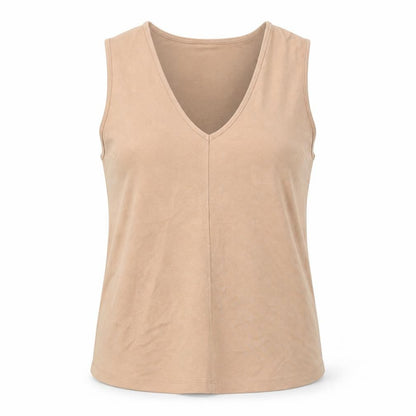 Womens UK Size 10 ASOS Beige Basic Tank