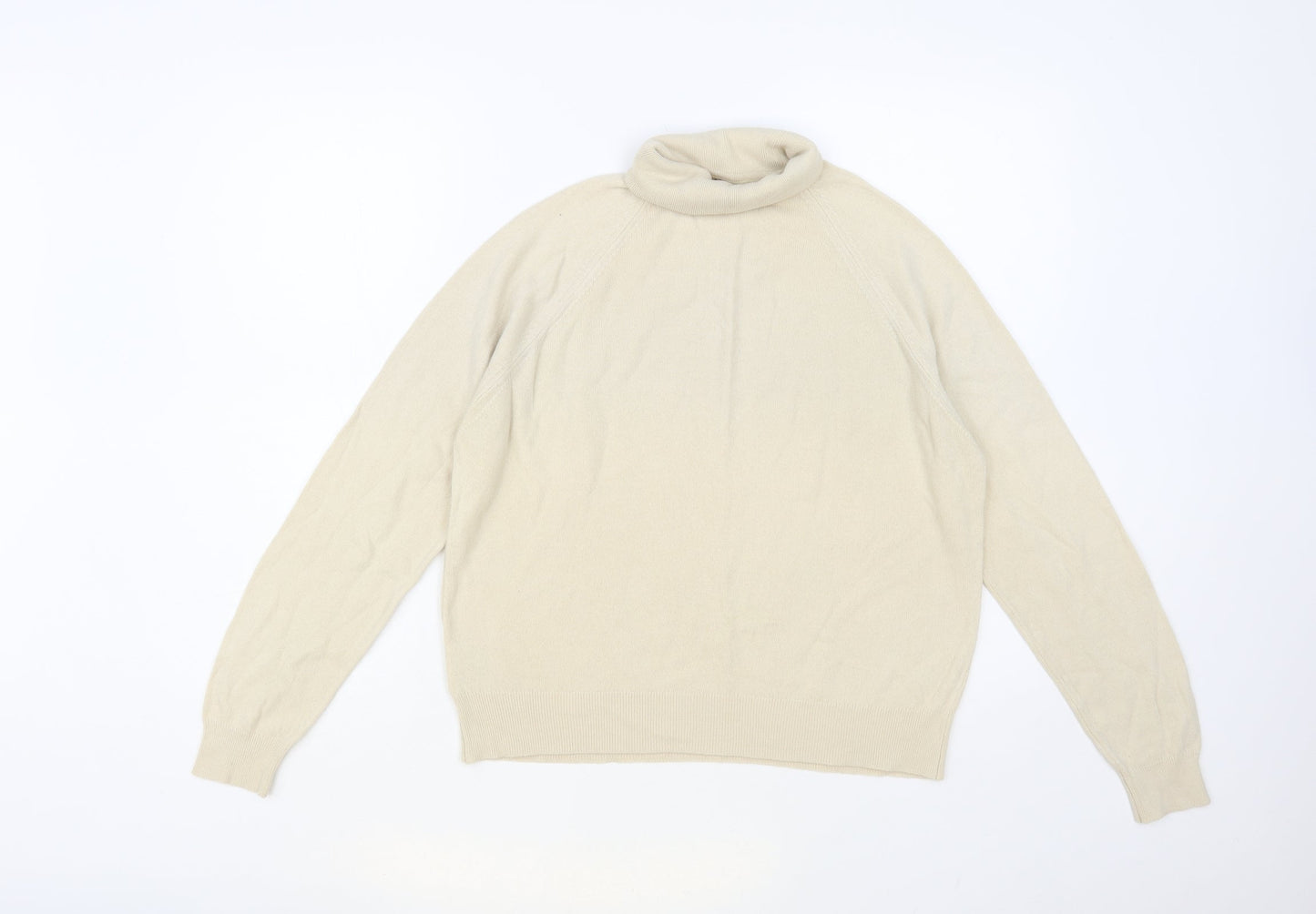 Womens UK Size 18 Preworn Beige Pullover Jumper