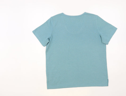 Womens UK Size S Bonmarché Blue Pullover Jumper