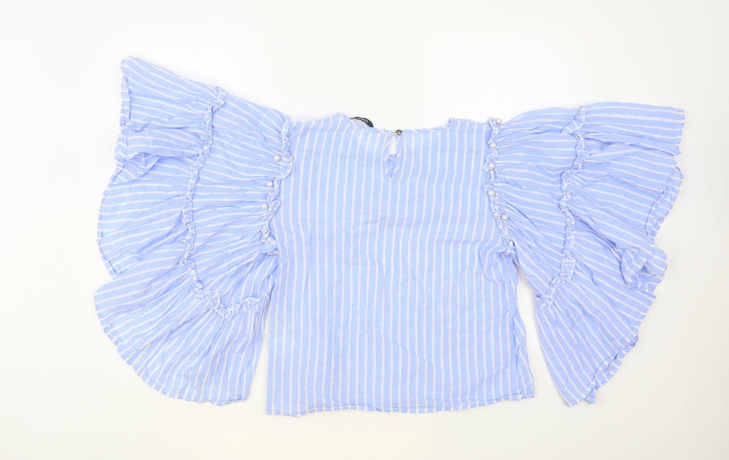 Womens UK Size 8 Only Blue Basic Blouse