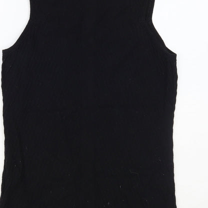 Womens UK Size 10 NEXT Black Basic Tank