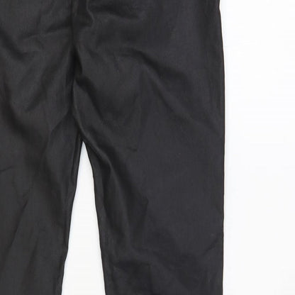Womens UK Size 29 in Jack Wills Regular Fit  Black Trousers