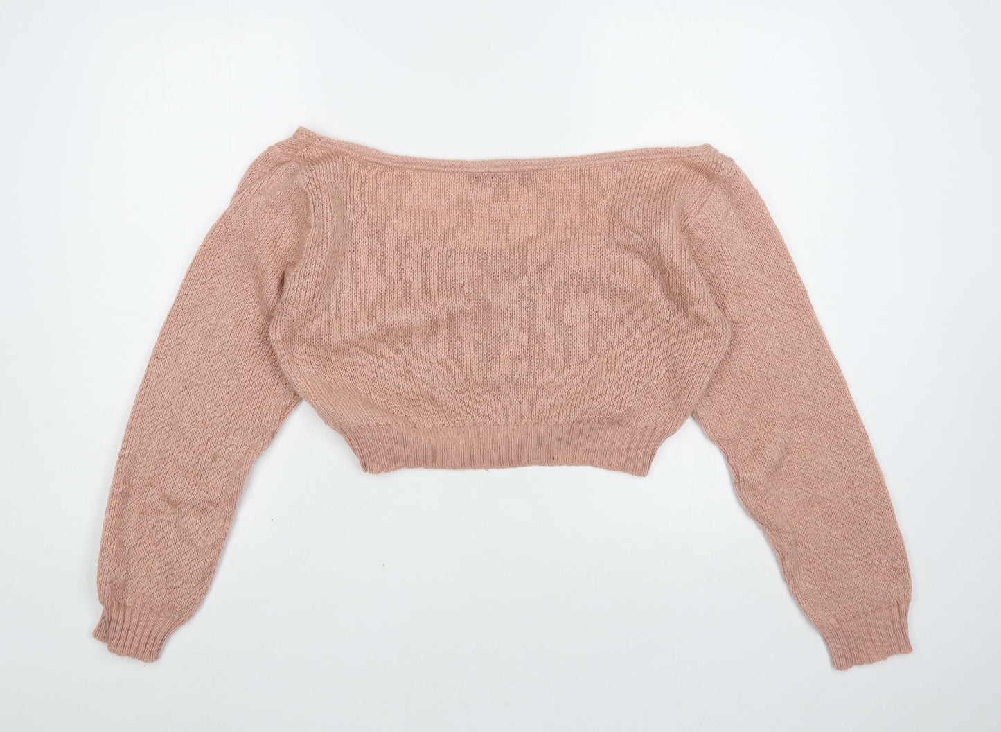 Womens UK Size S PRETTYLITTLETHING Pink Pullover Jumper