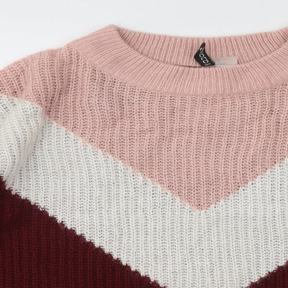 Womens UK Size S Divided by H&M Multicoloured Pullover Jumper