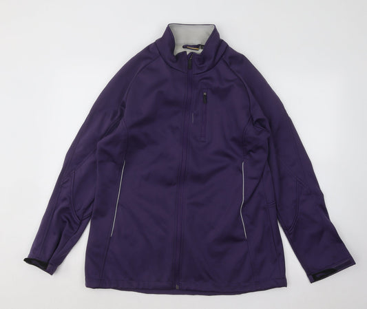 Crivit Womens Purple Jacket Size L Zip