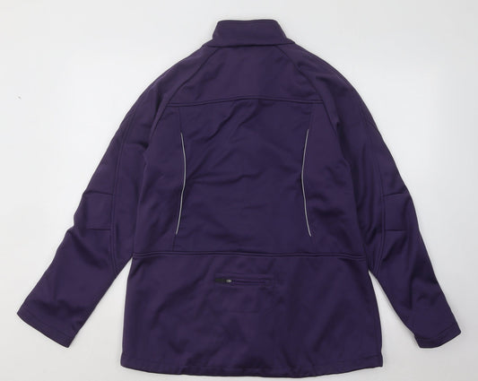 Crivit Womens Purple Jacket Size L Zip