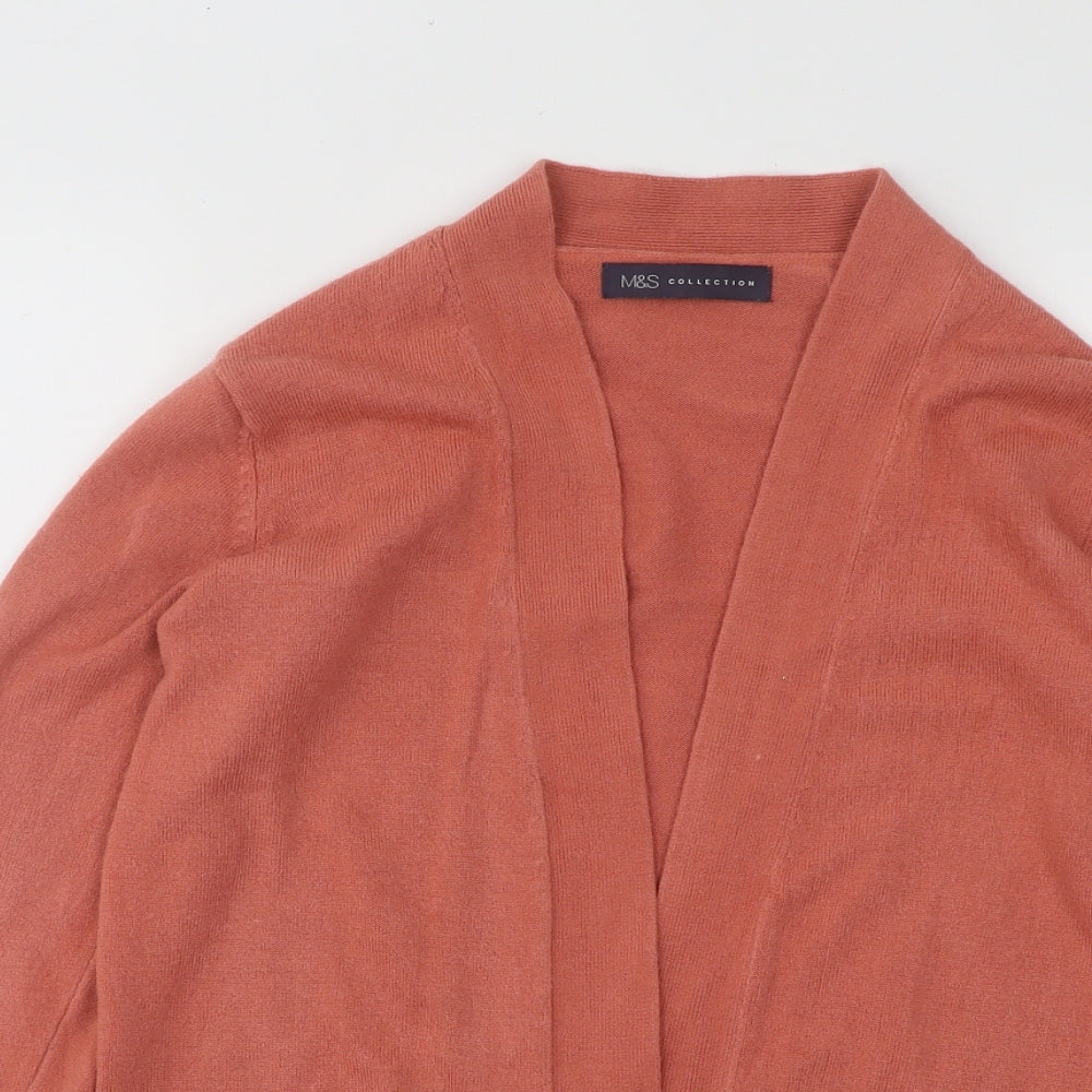 Womens UK Size S Marks and Spencer Pink Cardigan Jumper
