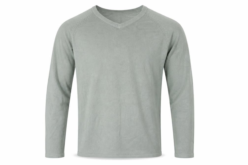 Mens UK Size L Zantos Grey Pullover Jumper