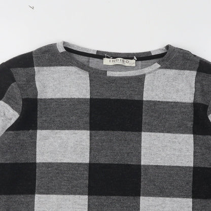 Womens UK Size 10 Marks and Spencer Grey Pullover Jumper