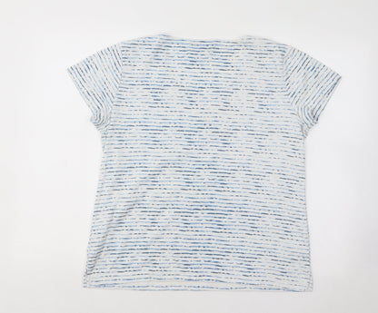 Womens UK Size XL Gerard Blue Basic T-Shirt