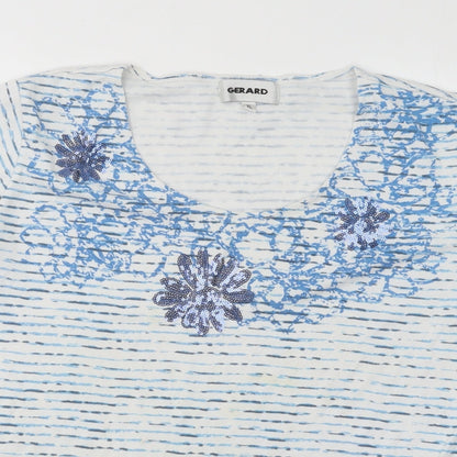 Womens UK Size XL Gerard Blue Basic T-Shirt