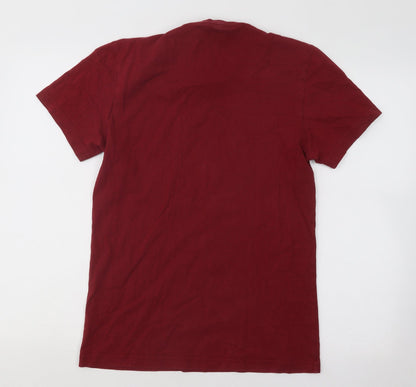 Mens UK Size S adidas Red  T-Shirt